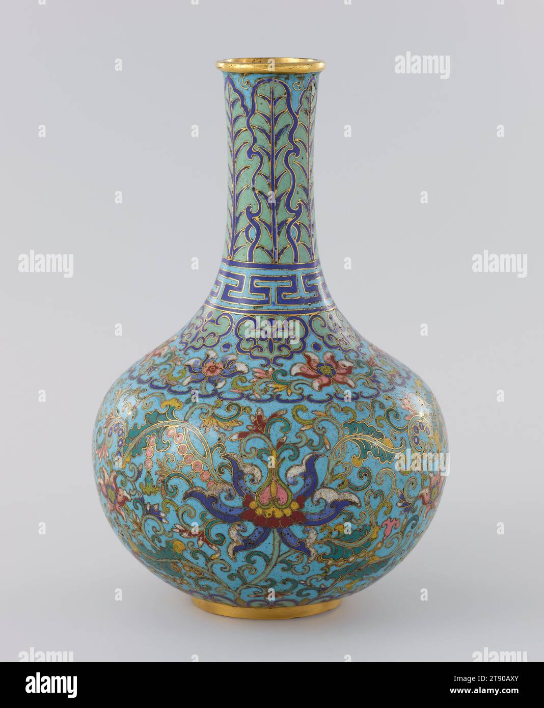 掐丝珐琅工艺第四步：烧釉过程展示